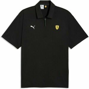 Puma FERRARI RACE CLOUDSPUN POLO Férfi galléros póló, fekete, méret kép