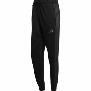 adidas 3 STRIPES FL TC PANTS M Férfi melegítőnadrág, fekete, méret kép