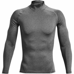 Under Armour HG ARMOUR COMP MOCK LS Férfi kompressziós felső, sötétszürke, méret M kép
