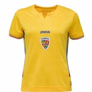 Joma FED. FUTBOL RUMANÍA 1ST WOMEN SHORT SLEEVE T-SHIRT Női focimez, sárga, méret kép