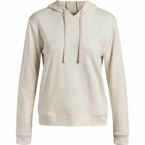 Under Armour RIVAL TERRY HOODIE Női kapucnis pulóver, bézs, méret M kép