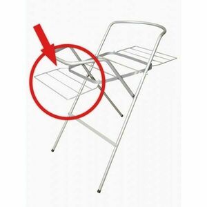 TEGA DRYING RACK Szárító a kádtartóhoz, fehér, méret kép