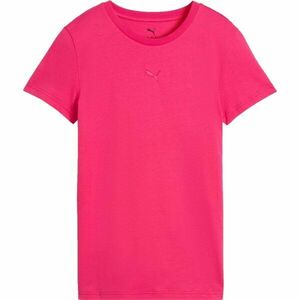 Puma ESSENTIALS CENTRED CAT LOGO TEE Női póló, rózsaszín, méret kép