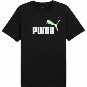 Puma ESSENTIALS 2COLOR SMALL NO 1 LOGO TEE Férfi póló, fekete, méret kép