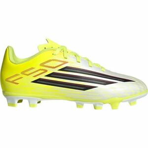 adidas F50 CLUB FG/MG J Gyerek futballcipő, fehér, méret 35.5 kép