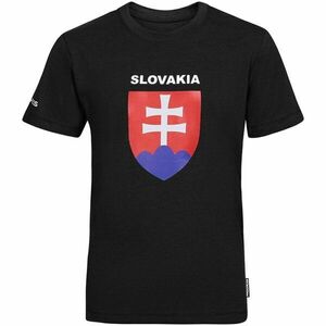 PROGRESS SK TSHIRT JR Junior szurkolói bambusz póló, fekete, méret 140-146 kép