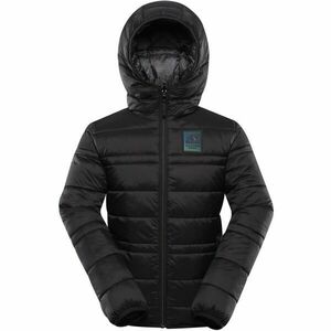 ALPINE PRO DOUWO Gyerek télikabát, fekete, méret 104-110 kép
