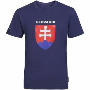 PROGRESS SK TSHIRT JR Junior szurkolói bambusz póló, sötétkék, méret 140-146 kép