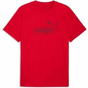 Puma GRAPHIC NO.1 LOGO TEE Férfi póló, piros, méret kép