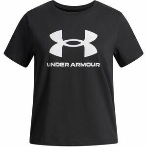 Under Armour BIG LOGO Lány póló, fekete, méret L kép