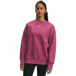 Under Armour RIVAL FLEECE CREW Női pulóver, rózsaszín, méret kép