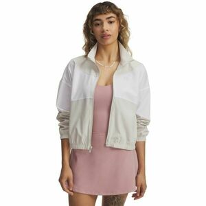 Under Armour RIVAL WOVEN JACKET Női dzseki, fehér, méret M kép