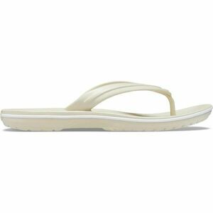 Crocs CROCBAND FLIP Uniszex flip-flop papucs, bézs, méret 36/37 kép
