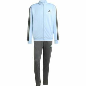 adidas M 3 STRIPES FT TT TRACKSUITS Férfi melegítő szett, világoskék, méret XXL kép