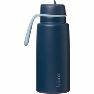 B.BOX MIDNIGHT 1 L Rozsdamentes termosz szívószállal, sötétkék, méret 1 L kép