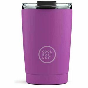 COOL BOTTLES TERMO 330 ML Rozsdamentes thermo bögre, lila, méret 330 ML kép