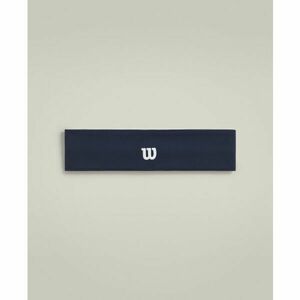 Wilson U LOGO WIDE HEADBAND Sport fejpánt, sötétkék, méret kép