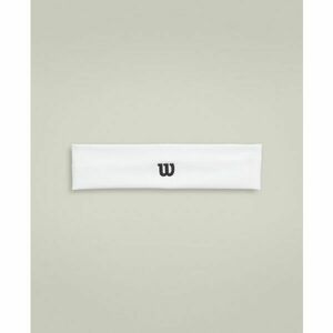Wilson U LOGO WIDE HEADBAND Sport fejpánt, fehér, méret UNI kép