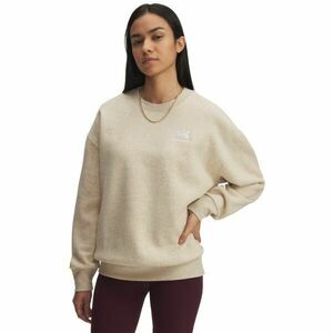 Under Armour ESSENTIAL FLC OS CREW Női pulóver, bézs, méret M kép