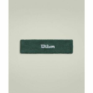 Wilson U TERRY LOGO HEADBAND Sport fejpánt, zöld, méret UNI kép