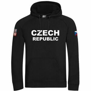 PROGRESS CZ HOODY MAN Férfi szurkolói pulóver, fekete, méret kép