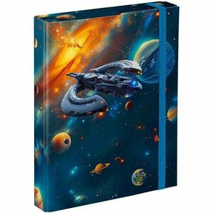 BAAGL UNIVERSE Füzettartó box A5, sötétkék, méret kép