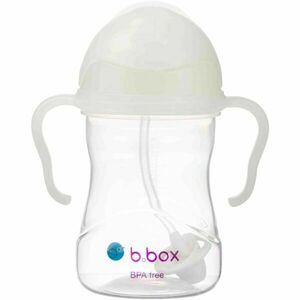 B.BOX GLOW IN THE DARK 240 ML Gyerek bögre szívószállal, átlátszó, méret 240 ML kép