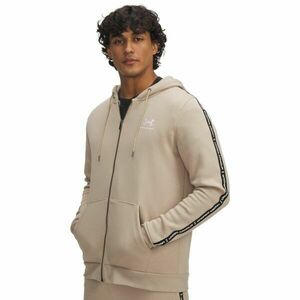 Under Armour ICON FLEECE HOODIE Férfi pulóver, bézs, méret M kép