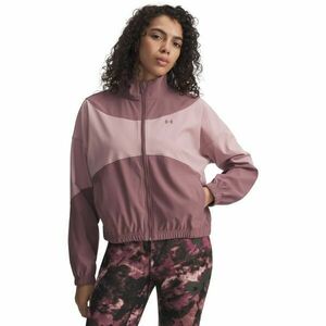 Under Armour RIVAL WOVEN JACKET Női dzseki, bordó, méret M kép