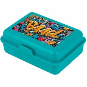 BAAGL SKATEPARK Uzsonnásdoboz, türkiz, méret kép