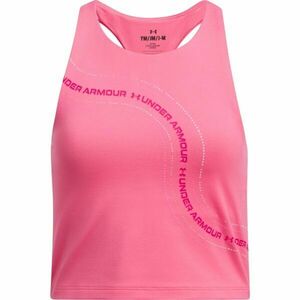 Under Armour MOTION BRANDED CROP Lány top, rózsaszín, méret L kép