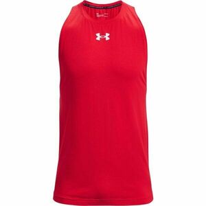 Under Armour BASELINE Férfi kosárlabda trikó, piros, méret M kép