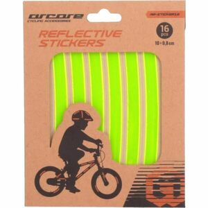 Arcore AR STICKER 16 Fényvisszaverő kerékpáros matricák, fényvisszaverő neon, méret kép