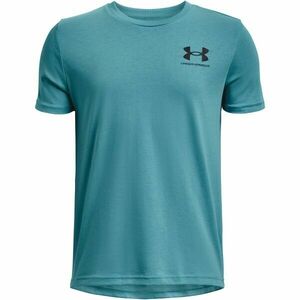 Under Armour SPORTSTYLE LEFT CHEST SS Rövidujjú fiú póló, kék, méret M kép