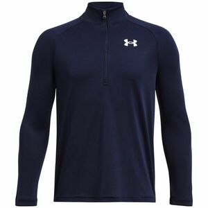 Under Armour TECH 2.0 1/2 ZIP Fiú felső, sötétkék, méret M kép
