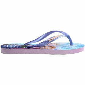 HAVAIANAS KIDS SLIM PRINCESS Lány strandpapucs, világoskék, méret 35/36 kép