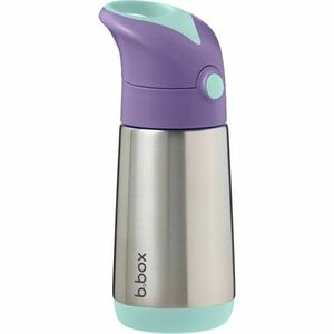 B.BOX LILAC POP 350 ML Termosz szívószállal, ezüst, méret 350 ML kép
