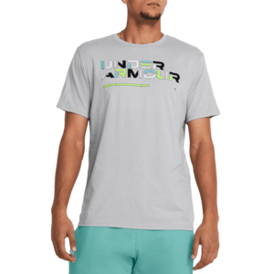 Rövid ujjú póló Under Armour Under Armour Colorblock Wordmark kép