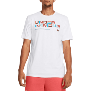 Rövid ujjú póló Under Armour Under Armour Colorblock Wordmark kép