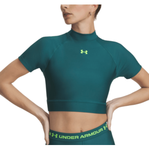 Rövid ujjú póló Under Armour Under Armour HeatGear Crop Mock Women kép