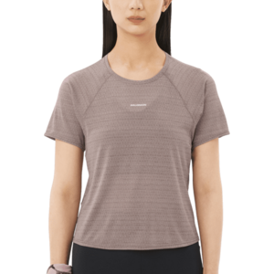 Rövid ujjú póló Salomon SHAKEout AIR CROPPED SS TEE W kép