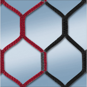 Háló Cawila Cawila Tornetz 4MM HEX120 7, 5x2, 5m 2x2m Red/Black kép