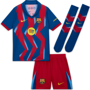 Szett Nike Dri-FIT FC Barcelona Minikit 4th Jersey Set 2025/26 Little Kids kép