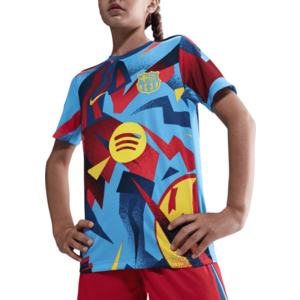 Rövid ujjú póló Nike Dri-FIT FC Barcelona Academy Pro Pre-Match Kids kép