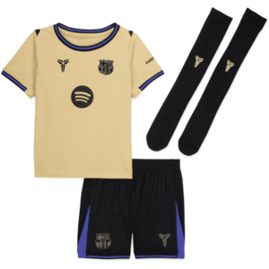 Szett Nike x Kobe Dri-FIT FC Barcelona Minikit Away Jersey Set 2025/26 Little Kids kép