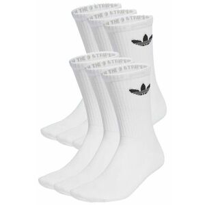Zoknik adidas Originals Originals Trefoil Crew Cushion 6 Pair Socks kép
