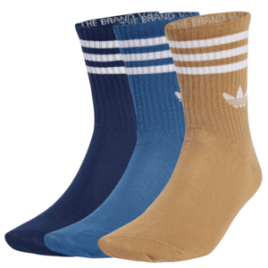 Zoknik adidas Originals Originals 3 Stripes Crew 3 Pair Socks kép