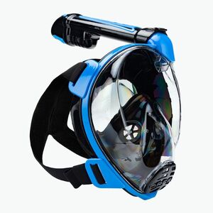 Cressi Duke Dry Full Face snorkel maszk fekete/kék XDT005020 (Duke Dry XDT005020) kép