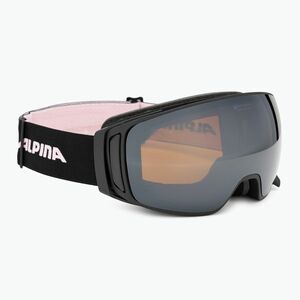 Síszemüveg Alpina Double Jack Mag Q-Lite black/rose matt/mirror black (Double Jack Mag Q-Lite A7283151) kép