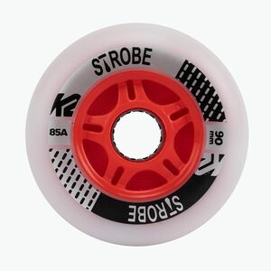K2 Strobe 90mm/85A görkorcsolya kerekek 2 db fehér 30G3100/11/UNI (Strobe 90 2 Pack 30G3100/11/UNI) kép